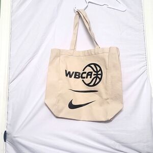 Nike WBCA Cream Canvas Tote Bag
